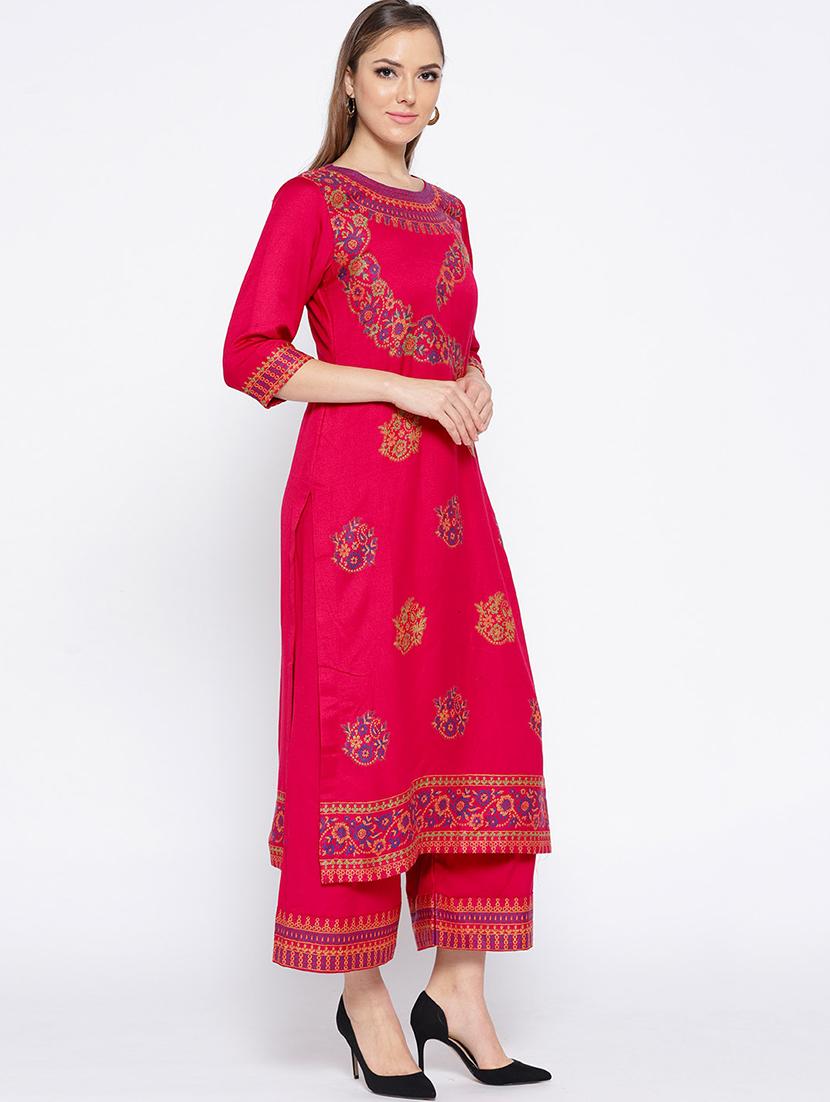 Self-design unstitched palazzo suit - 15735777 - Zoom Image - 2
