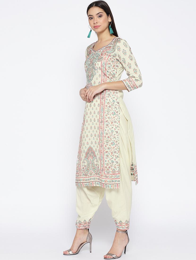 Self-design unstitched salwar suit - 15735781 - Zoom Image - 2