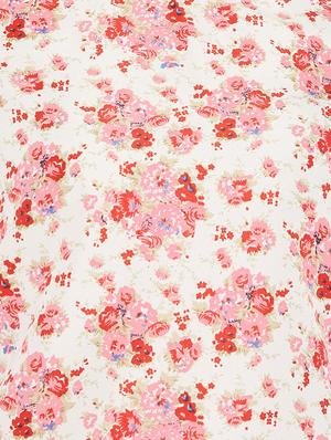 cut out sleeved floral top - 15735845 - Standard Image - 5