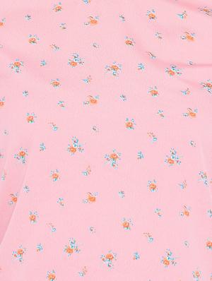 cut out sleeved ditsy floral top - 15735846 - Standard Image - 5