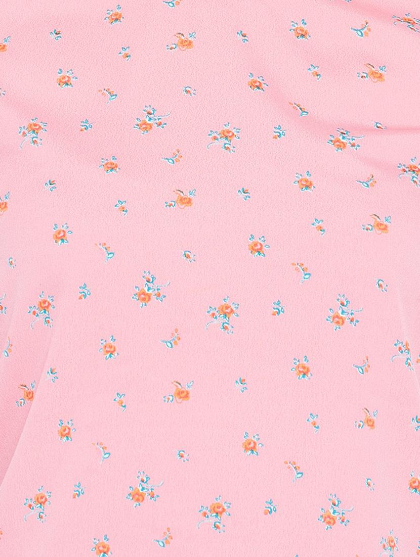 cut out sleeved ditsy floral top - 15735846 - Zoom Image - 5