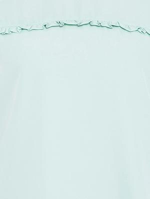 keyhole back frill trim top - 15735850 - Standard Image - 5