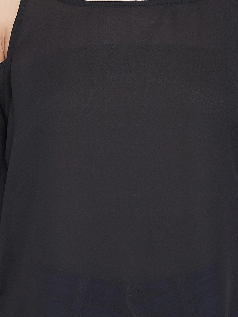 cold shoulder asymmetric top - 15735855 - Zoom Image - 5
