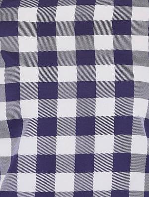 criss cross lace up sleeved checkered top - 15735860 - Standard Image - 5