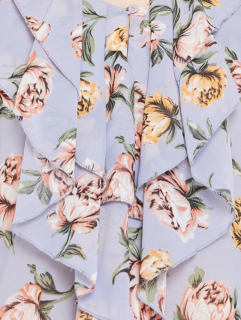 floral ruffled top - 15735864 - Zoom Image - 5