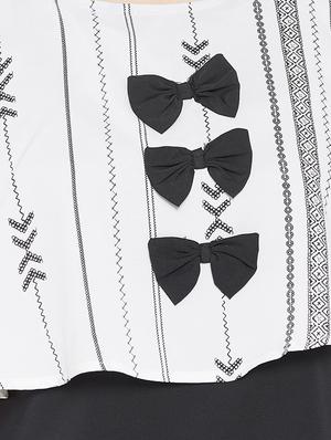 bow detail overlay top - 15735880 - Standard Image - 5
