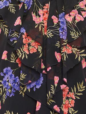 floral ruffled top - 15735885 - Standard Image - 5