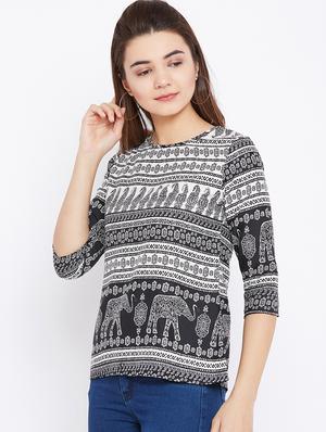 keyhole back printed top - 15735887 - Standard Image - 2