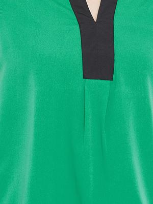 contrast paneled sleeveless top - 15735888 - Standard Image - 5