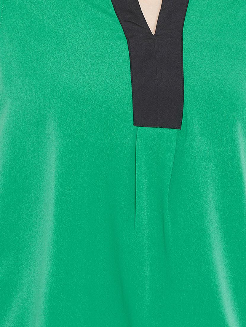 contrast paneled sleeveless top - 15735888 - Zoom Image - 5