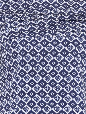 contrast paneled pintucked tunic - 15735917 - Standard Image - 5