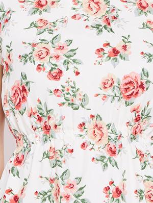 short sleeved a-line dress - 15735920 - Standard Image - 5