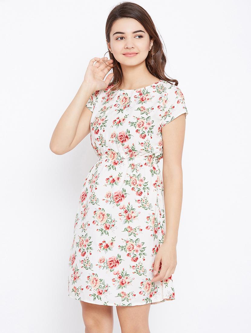 short sleeved a-line dress - 15735920 - Zoom Image - 2