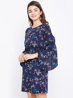 smocked waist bell sleeved dress - 15735924 - Standard Image - 2