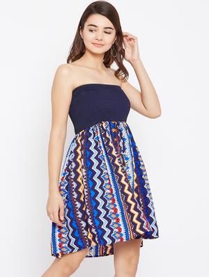 smocking detail tube dress - 15735927 - Standard Image - 2