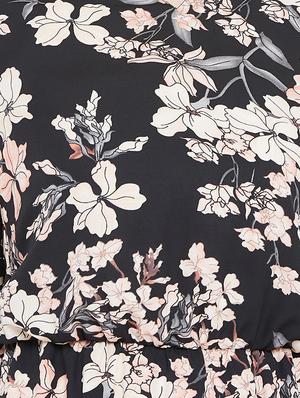 ruffle detail floral blouson dress - 15735928 - Standard Image - 5