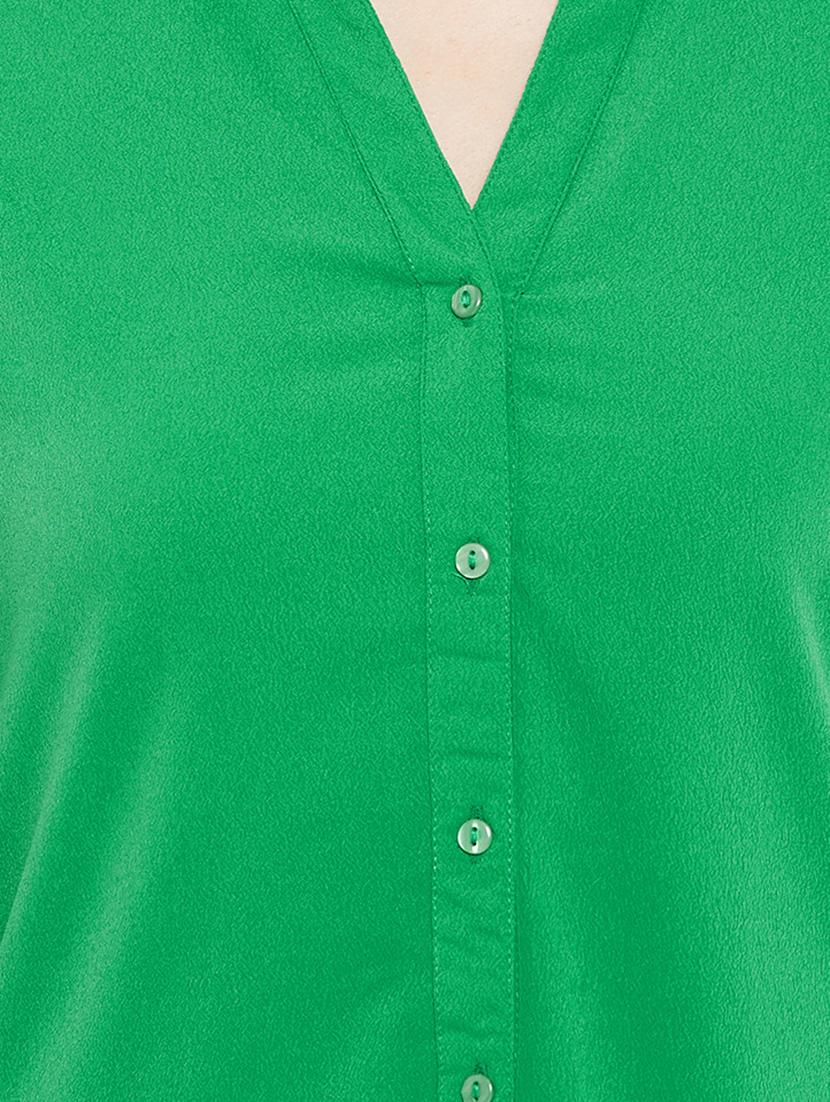 mandarin neck full sleeved shirt - 15735936 - Zoom Image - 5