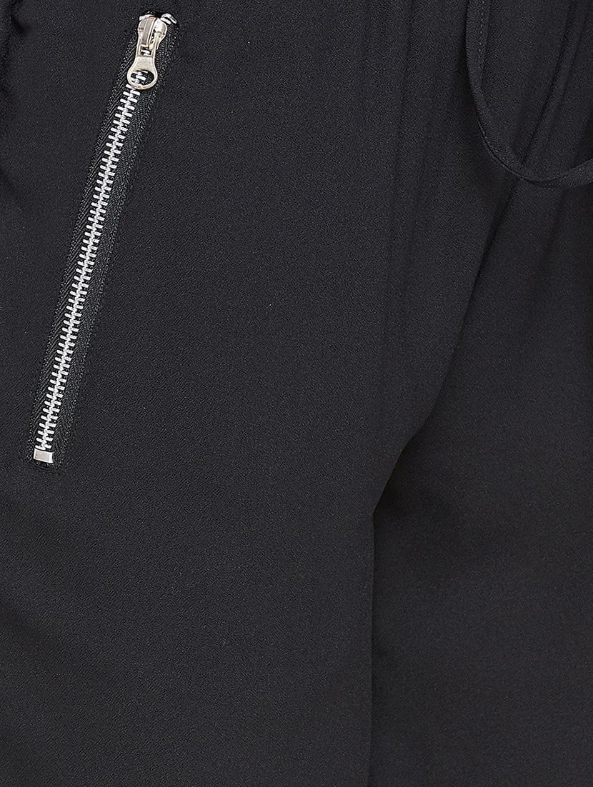 drawstring waist zipper detail trouser - 15735941 - Zoom Image - 5