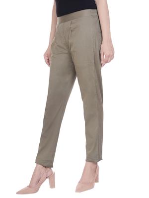 elasticated waist pleated trouser - 15735971 - Standard Image - 2