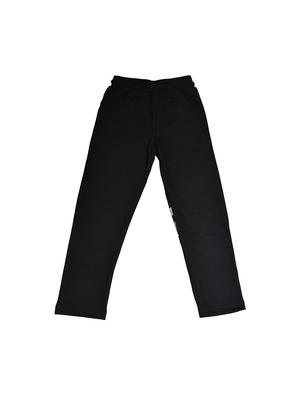 black cotton track pant - 15736487 - Standard Image - 2
