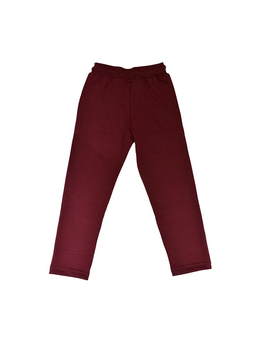 red cotton track pant - 15736489 - Zoom Image - 2
