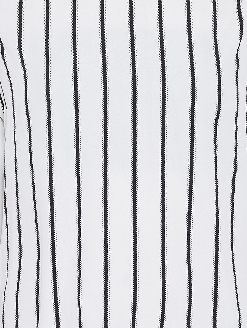 slit sleeved striped tunic - 15736679 - Zoom Image - 5