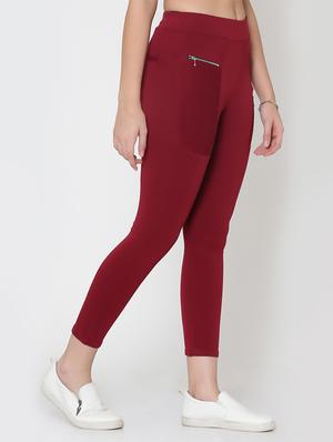 zipper detail high rise jegging - 15736792 - Standard Image - 2