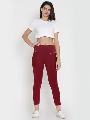 zipper detail high rise jegging - 15736792 - Standard Image - 5