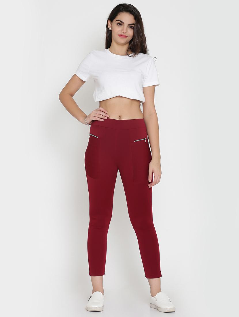 zipper detail high rise jegging - 15736792 - Zoom Image - 5