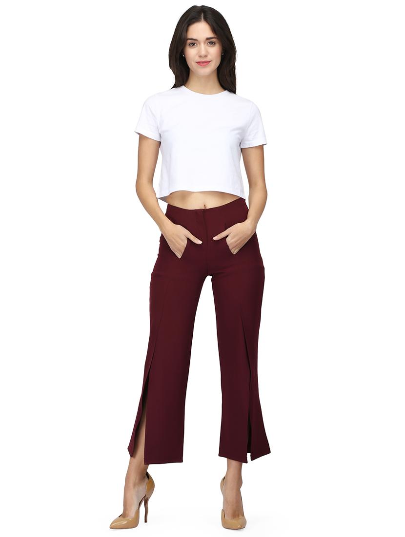front slit wide leg trouser - 15736813 - Zoom Image - 5