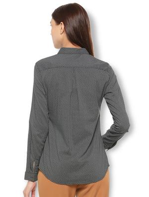 concealed placket printed shirt - 15736818 - Standard Image - 2