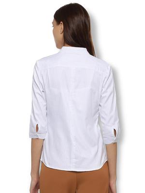 concealed placket striped shirt - 15736821 - Standard Image - 2