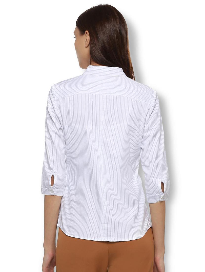 concealed placket striped shirt - 15736821 - Zoom Image - 2