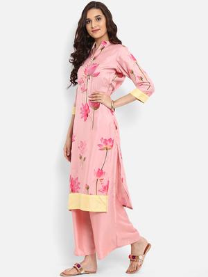 Digital print straight kurta - 15737010 - Standard Image - 2