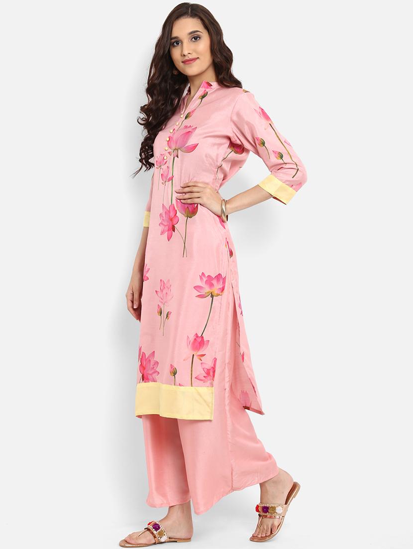Digital print straight kurta - 15737010 - Zoom Image - 2
