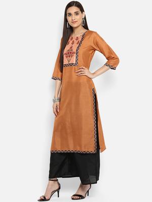 Printed straight kurta - 15737020 - Standard Image - 2