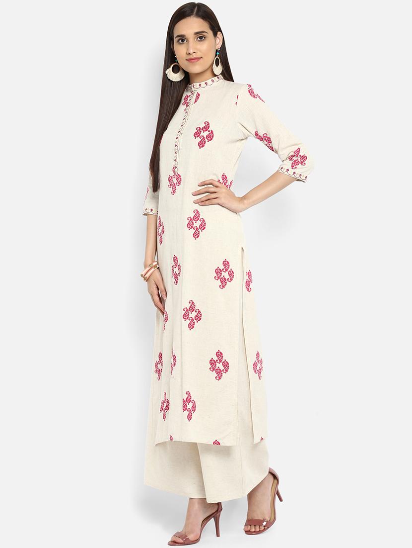 Printed straight kurta - 15737031 - Zoom Image - 2