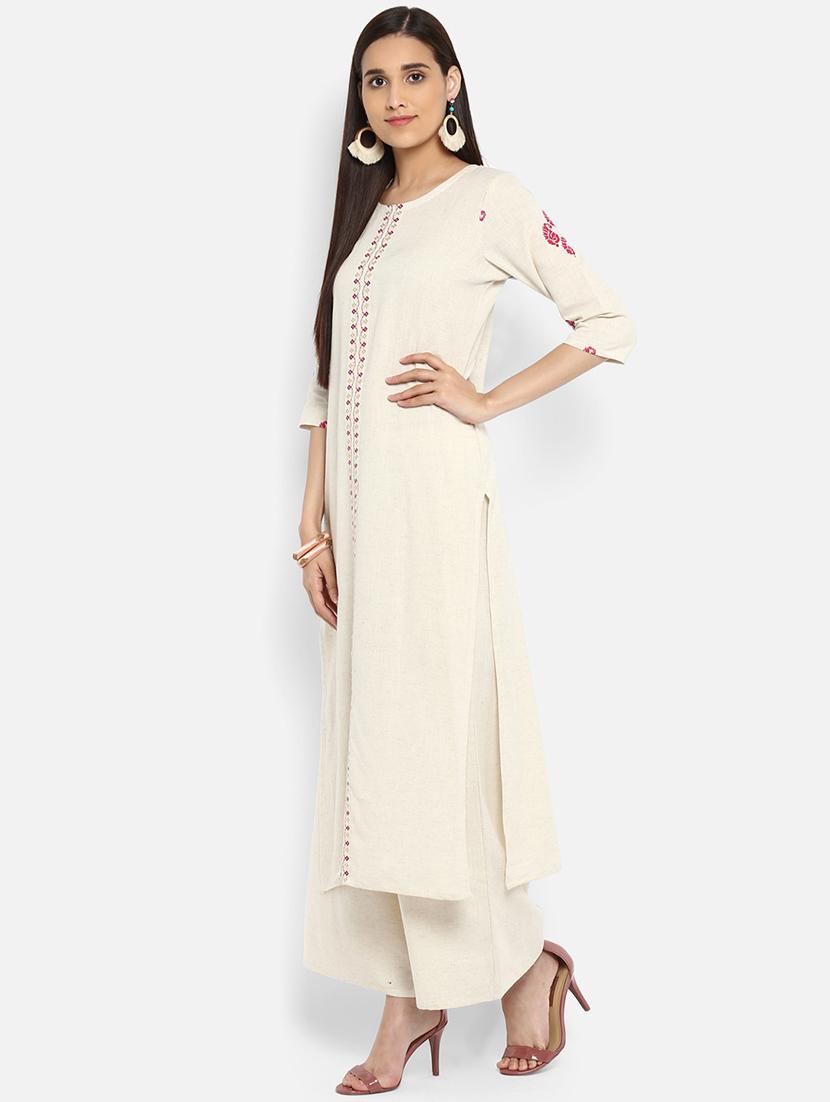 Printed straight kurta - 15737033 - Zoom Image - 2