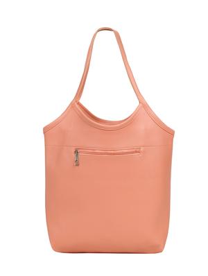 pink leatherette (pu) regular tote - 15737051 - Standard Image - 2