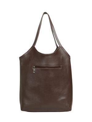 tan leatherette (pu) regular tote - 15737052 - Standard Image - 2