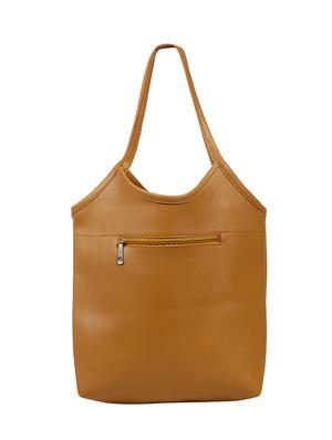 brown leatherette (pu) regular tote - 15737055 - Standard Image - 2
