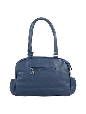 blue leatherette (pu) regular handbag - 15737057 - Standard Image - 2