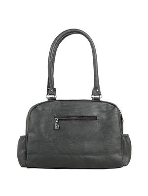 black leatherette (pu) regular handbag - 15737059 - Standard Image - 2