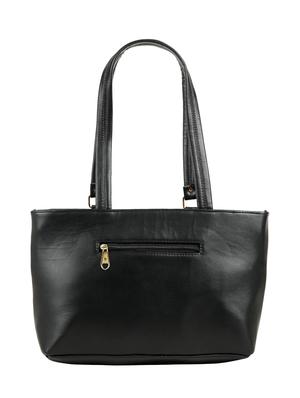 black leatherette (pu) regular handbag - 15737060 - Standard Image - 2