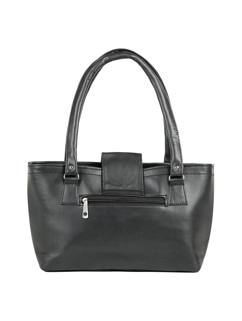 black leatherette (pu) regular handbag - 15737066 - Zoom Image - 2