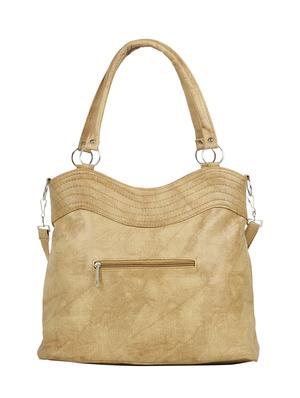 beige leatherette (pu) regular handbag - 15737071 - Standard Image - 2
