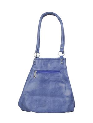 blue leatherette (pu) regular handbag - 15737075 - Standard Image - 2