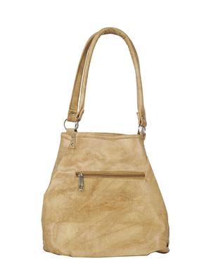 beige leatherette (pu) regular handbag - 15737078 - Standard Image - 2