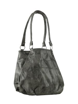 black leatherette (pu) regular handbag - 15737079 - Standard Image - 5