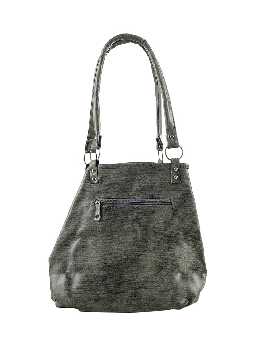 black leatherette (pu) regular handbag - 15737079 - Zoom Image - 2